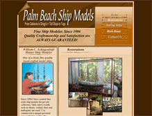 Tablet Screenshot of palmbeachshipmodels.com